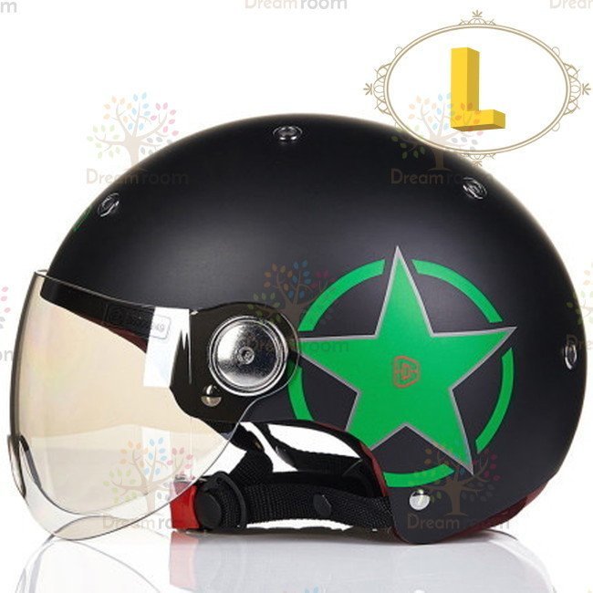 【新品】 シールド付 オートバイ ヘルメット L バイク フリーサイズ メンズ レディース ユニセックス【F-188】アメリカン その他