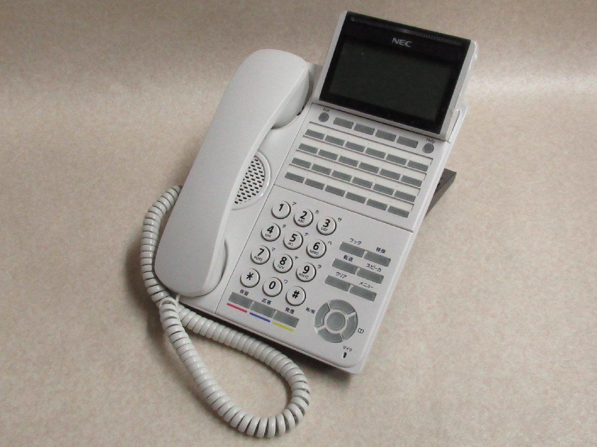 Ω ZZI 5044 保証有 キレイめ NEC UNIVERGE Aspire WX 24ボタン標準電話機 DTK-24D-1D(WH)TEL ・祝10000！取引突破！
