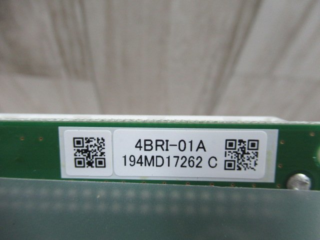 ▲・16634r◆)保証有 サクサ Saxa 4BRI-01A PLATIA PT1000Ult 4局ISDN外線ユニット 19年製・祝!!10000取引突破!!_画像6