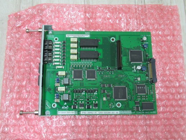 16193r◇保証有 NEC IP8D-2BRIU-A1 AspireWX 2デジタル局線ユニット 21