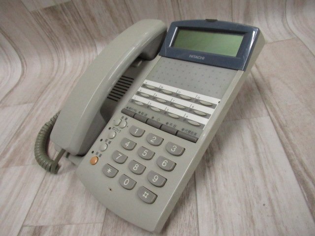 偉大な Ω ZI2 12156※保証有 HITACHI 日立 HI-12B-TELSD 12ボタン電話機