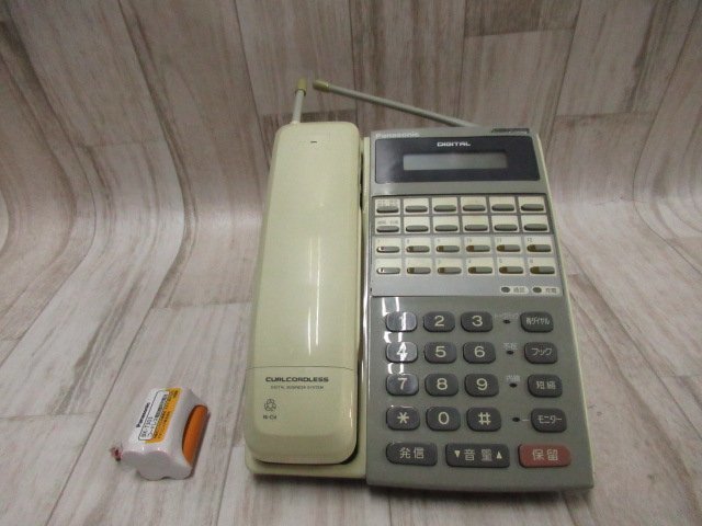 新版 Ω ZB1 12228※保証有 Panasonic VB-D411DC カールコードレス電話機