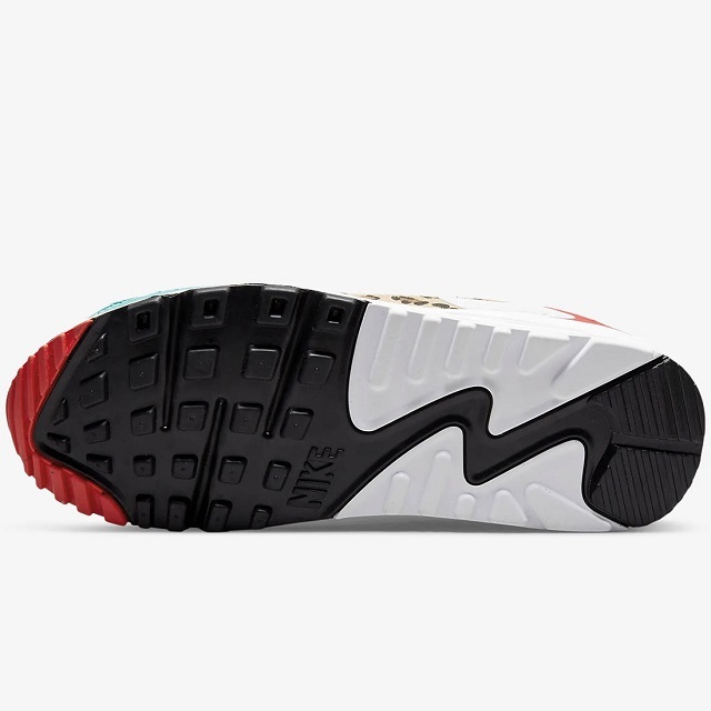 NIKE W AIR MAX 90 SE DH5075-100 エア マックス パッチワーク サファリ 27.0cm_画像6