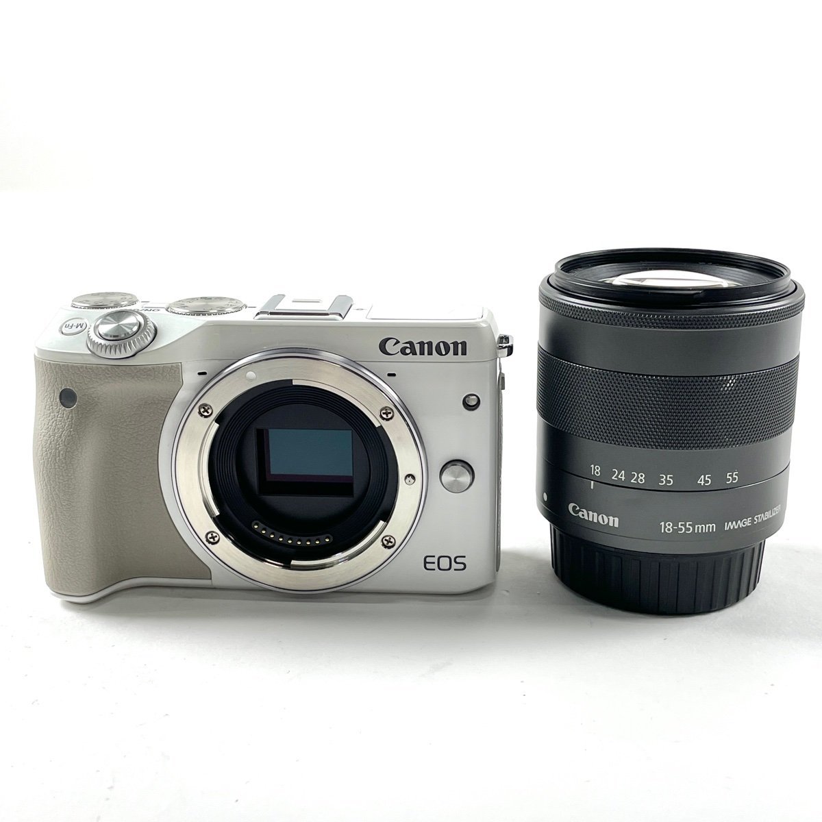 ヤフオク! - キヤノン Canon EOS M3 ホワイト レンズキット