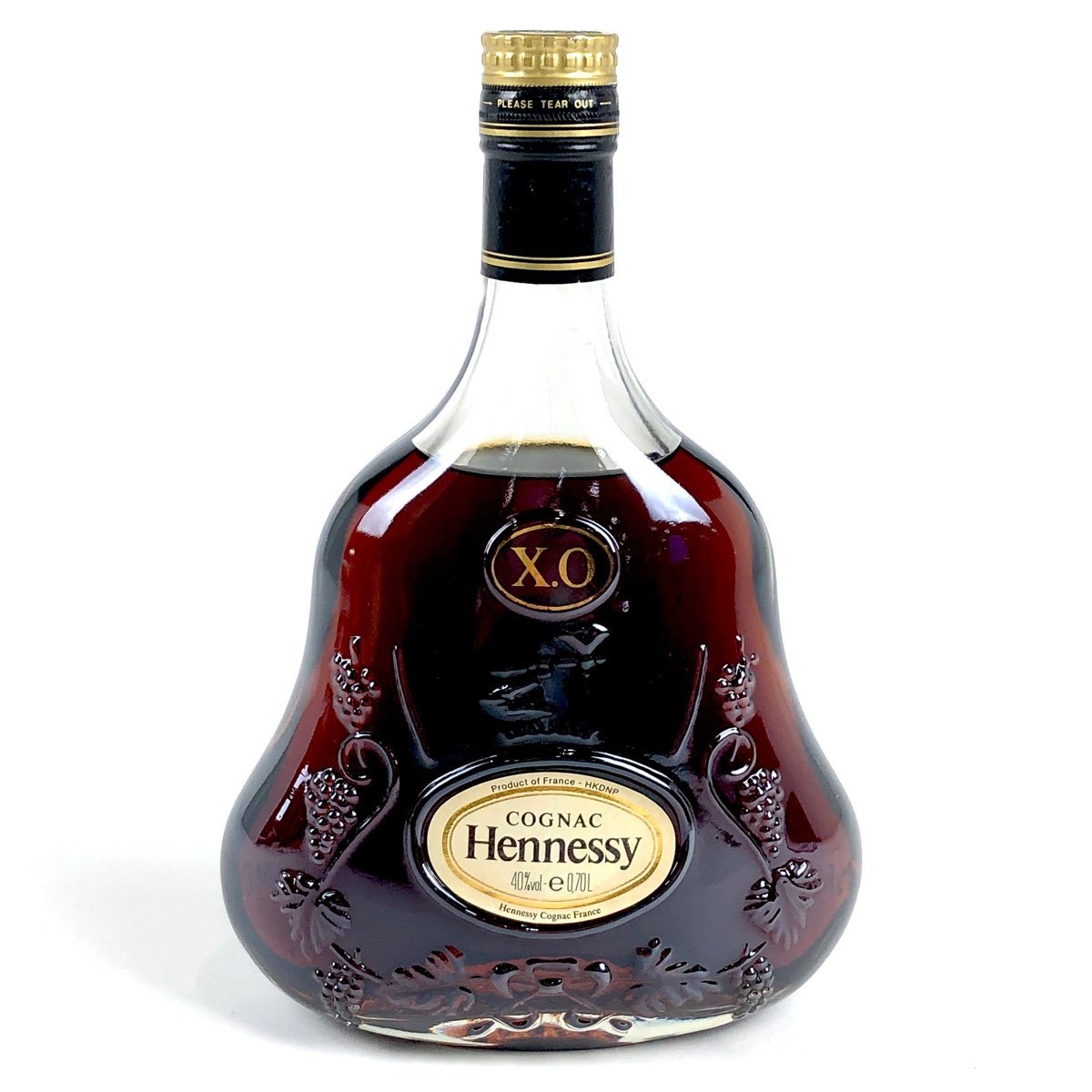 フランス ヘネシー Hennessy XO 金キャップ クリアボトル 700ml