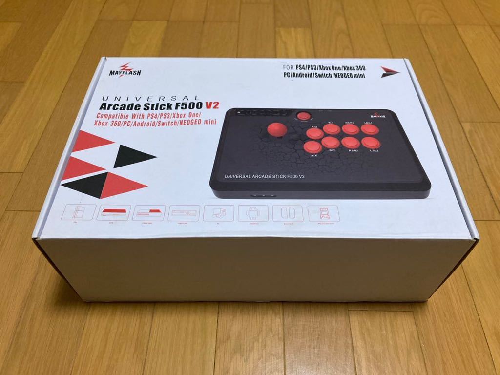 MAYFLASH UNIVERSAL ARCADE STICK F500 V2 三和レバー・高耐久ボタンOBSF-30RG換装仕様 PS3/4/5/XBOX/SWITCH/PC/NEOGEOmini他多機種対応 MAYFLASH UNIVERSAL ARCADE STICK F500 V2 三和レバー・高耐久ボタンOBSF-30RG換装仕様 PS3/4/5/XBOX/SWITCH/PC/NEOGEOmini他多機種対応