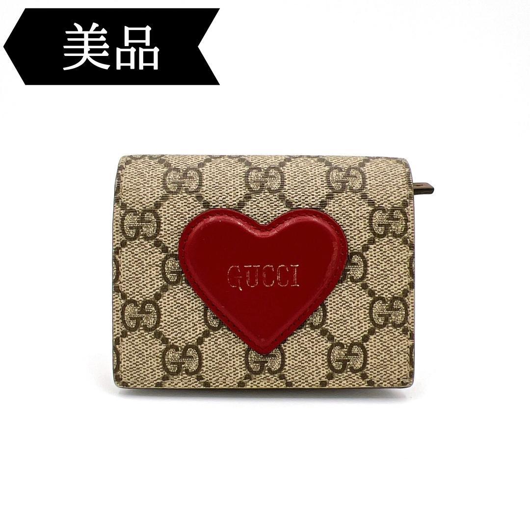 ◇グッチ◇GGスプリーム/二つ折り財布/648848 レディースファッション