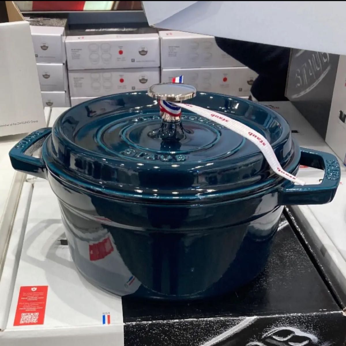 新品未使用　限定カラー　ストウブ ココット staub 20cm ラメール