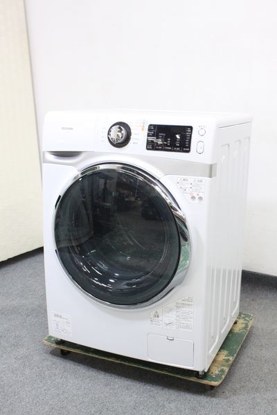 IRIS/アイリスオーヤマ コンパクトドラム式洗濯機 7.5kg 温水 HD71-W/S