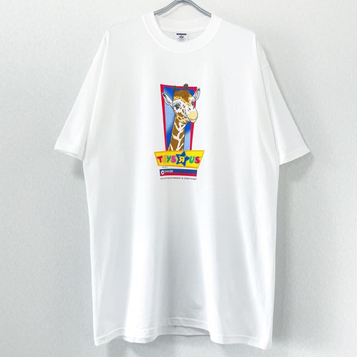 最新最全の ■激レア■00s TOYSRUS キリン 企業 Tシャツ XL トイザらス 90s USA製 ビンテージ イラスト、キャラクター