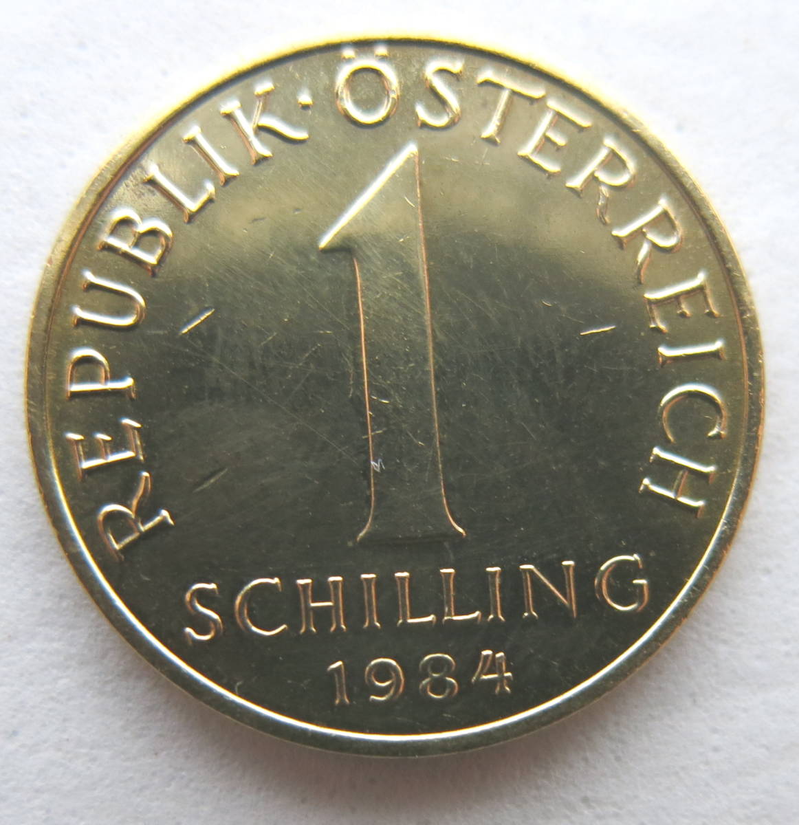 オーストリア 1シリング硬貨 1984年_画像1