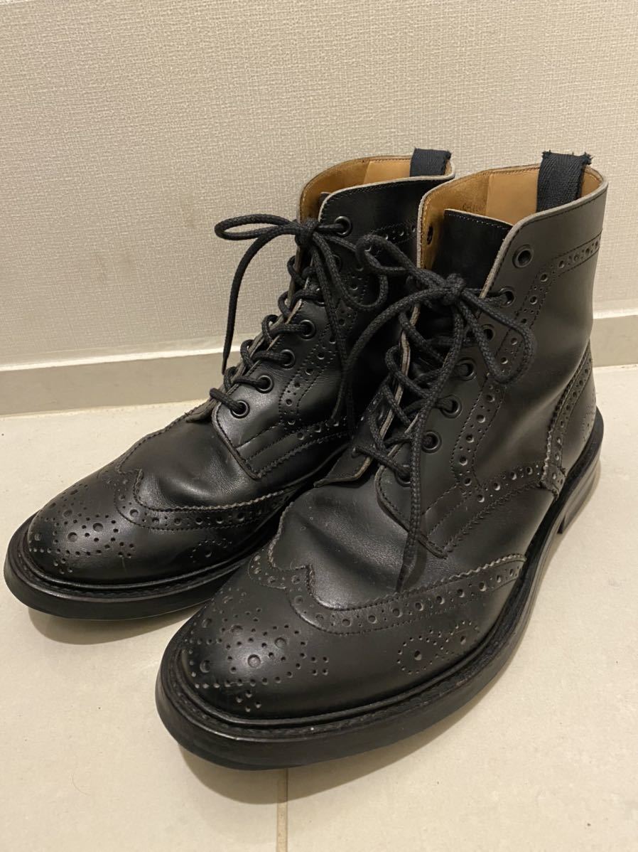 極美品 Tricker's 1PIU1UGUALE3 別注 28 ウイングチップ 靴 ドレス