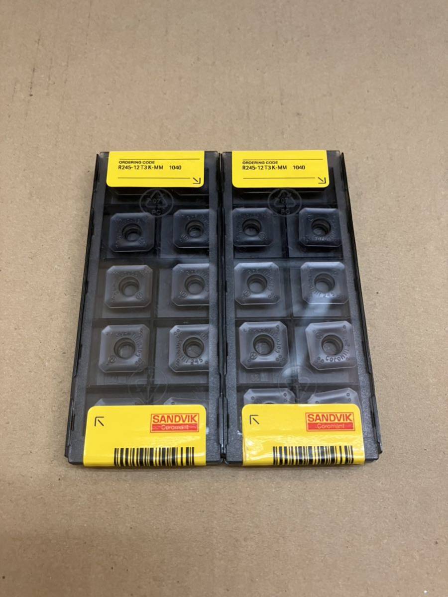 新品 サンドビック チップ コロミル245 R245-12T3K-MM 1040 2ケース 20