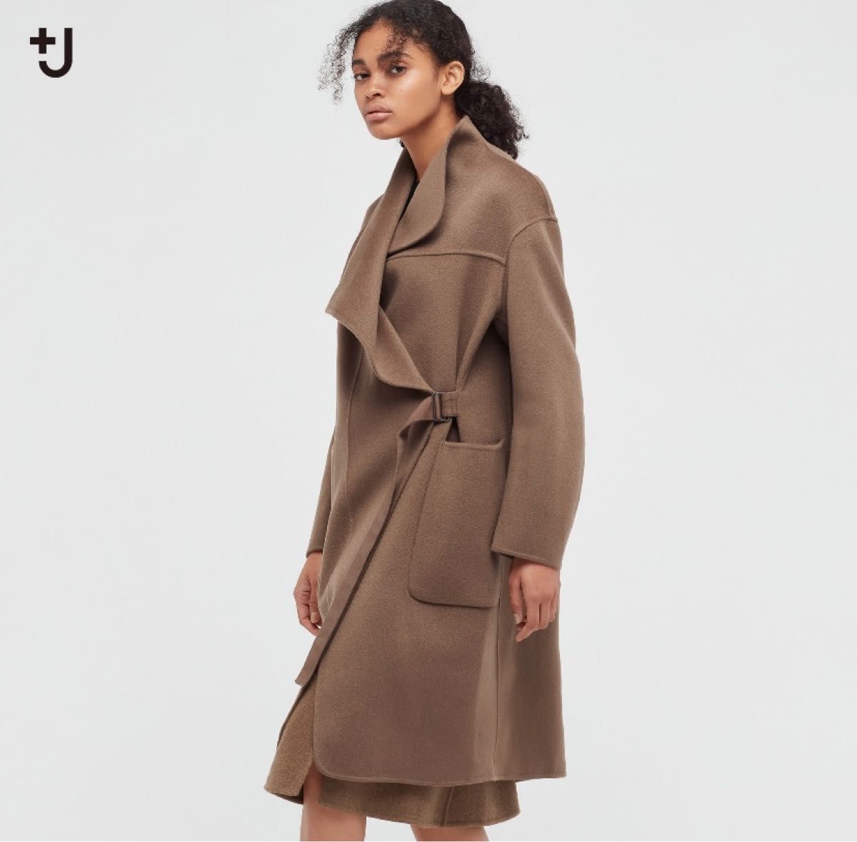 UNIQLO +J ユニクロ プラスジェイ カシミアブレンドノーカラーコート M ジルサンダー jill sander コート