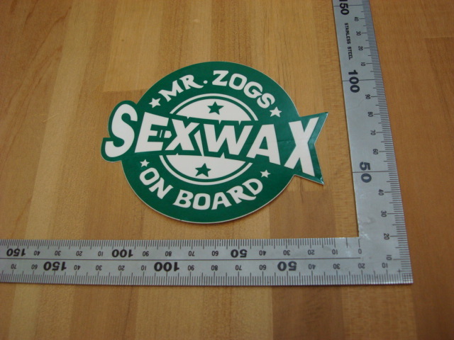 Новый секс -воск на борту наклейки (секс -воск на борту наклейки) 6 см зеленый