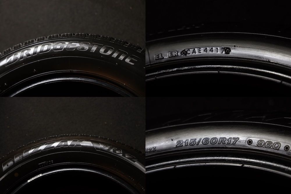 ☆バリ山 215/60R17 ブリヂストン VRX2 スタッドレス 4本SET 2018年製 レクサスUXC-HRアルファードヴェルファイアエスティマカローラクロス_画像5