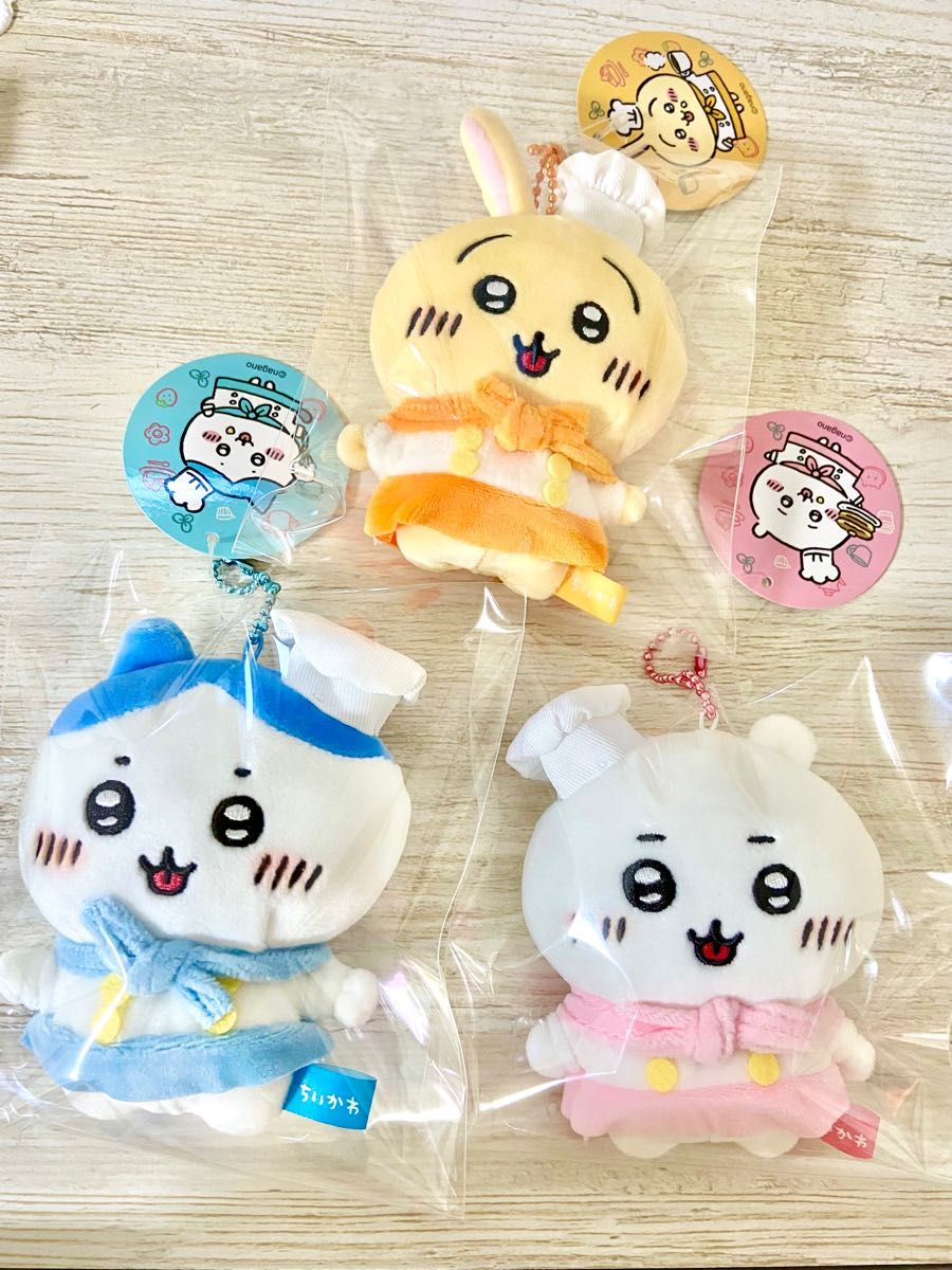 新品登場 ちいかわカフェ 限定 マスコット セット ちいかわ ハチワレ