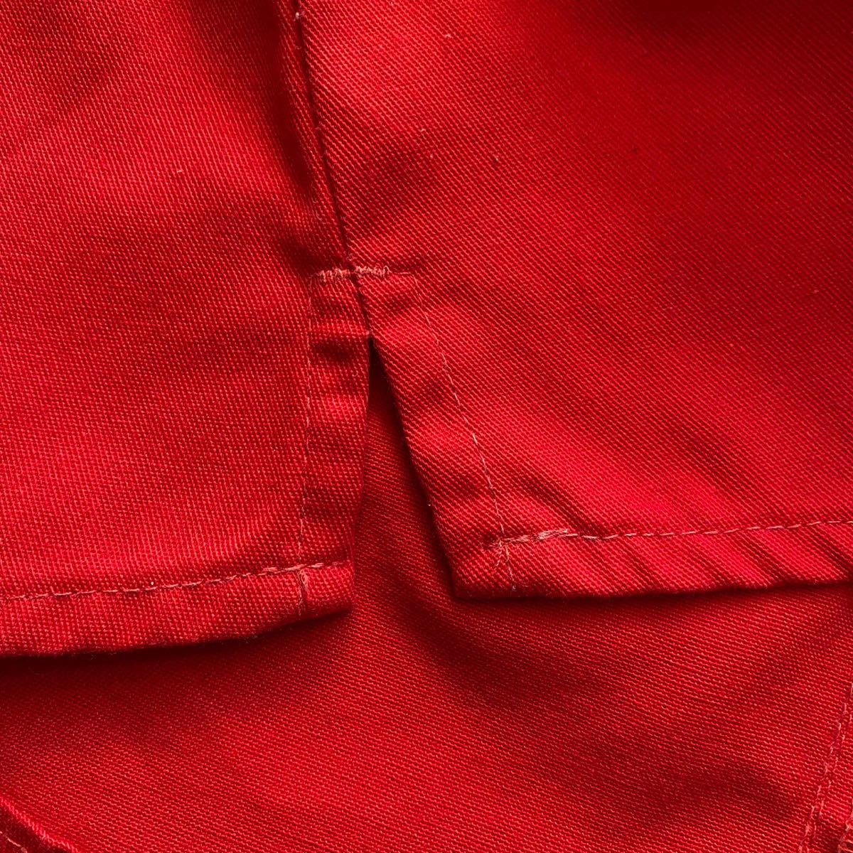  Harley Hurley мини-юбка 1 красный красный полиэстер хлопок 90s Vintage Old Surf серфер America USA б/у одежда низ 