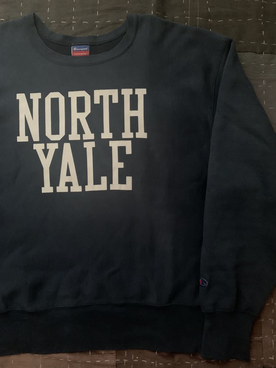 特売 00s リバース 紺 NAVY champion リバースウィーブ vintage YALE