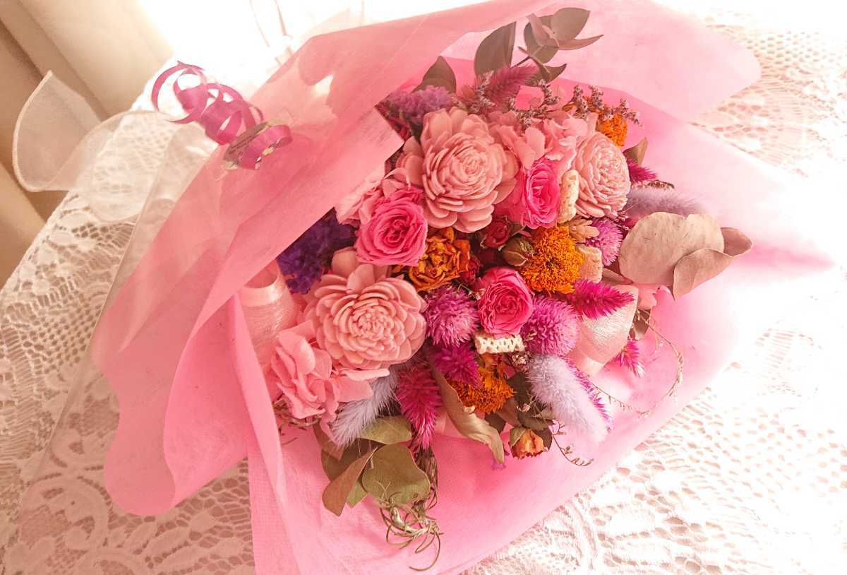 *Bouquet de minuit* роза. букет * консервированный цветок * сухой цветок * благодарность saleY1~*