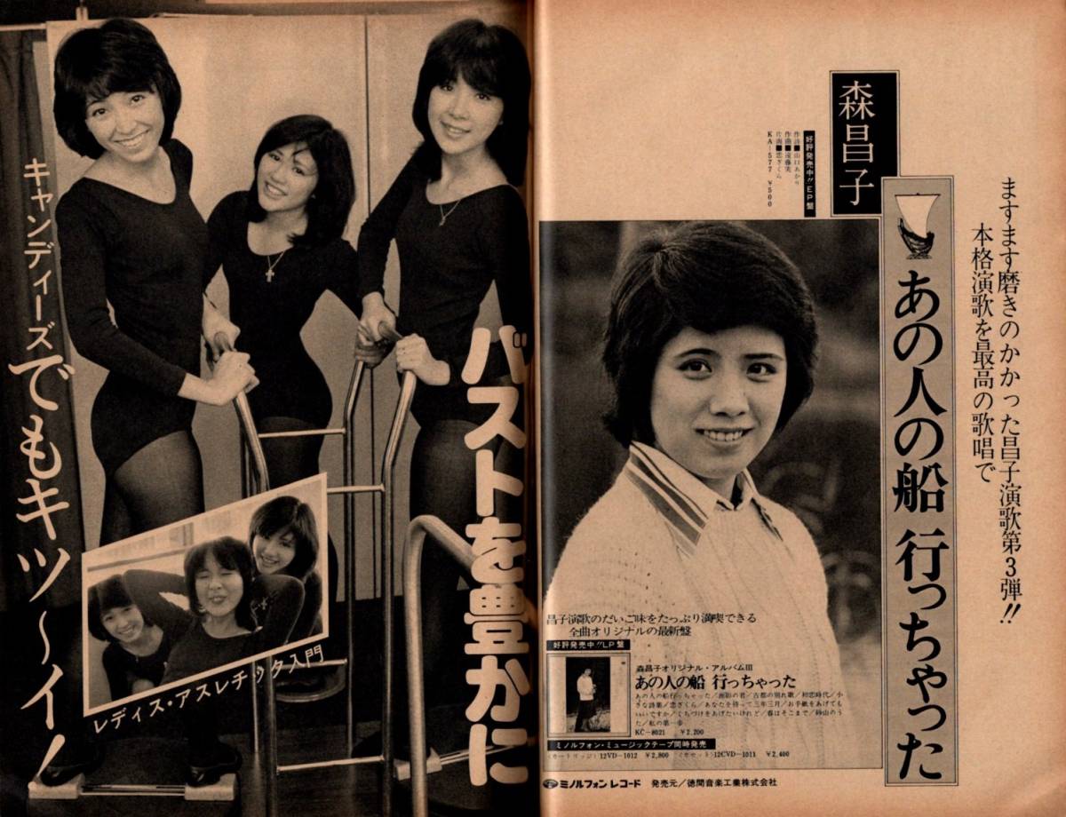  S2904 スターランド 1975年 昭和50年 12月号 岡田奈々 山口百恵 桜田淳子 片平なぎさ 岩崎宏美 西城秀樹 　匿名配送　クリックポスト_画像8