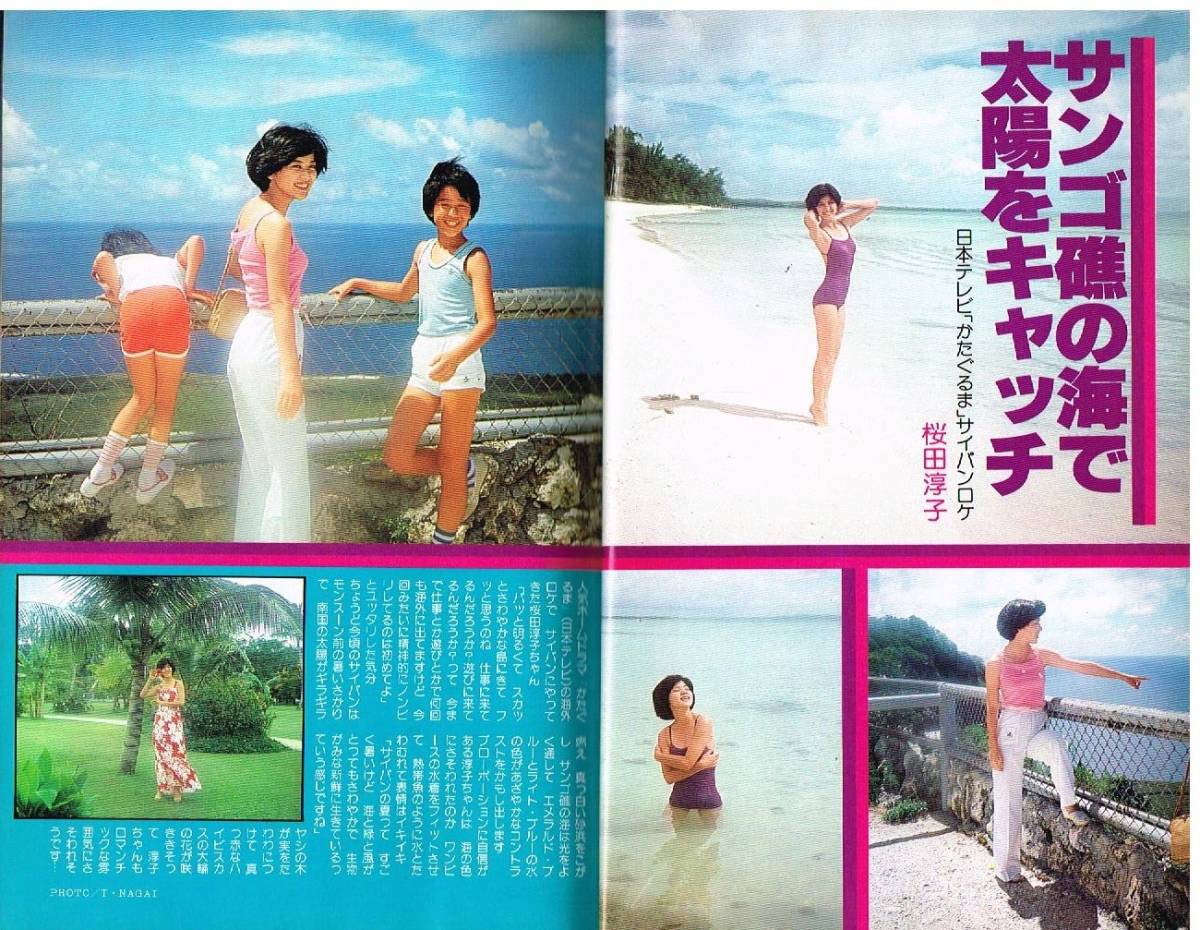 s2913 近代映画 1979年 昭和54年 水着ビキニ榊原郁恵 大場久美子 桜田淳子 荒木由美子 BIBI 能瀬慶子 テニスウエア石野真子 山口百恵 - Kindai s2913 近代映画 1979年 昭和54年 水着ビキニ榊原郁恵 大場久美子 桜田淳子 荒木由美子 BIBI 能瀬慶子 テニスウエア石野真子 山口百恵 - Kindai