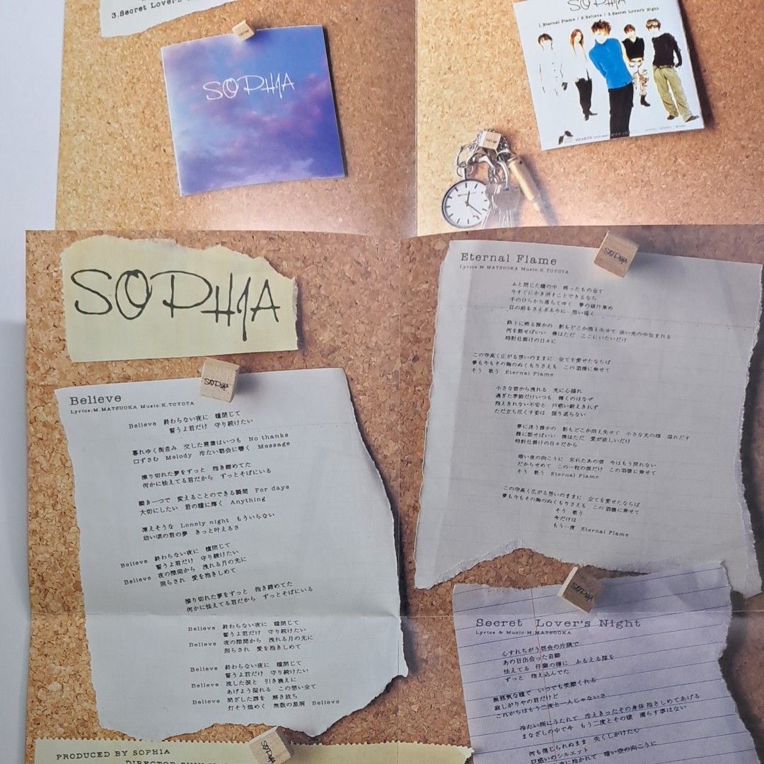 SOPHIA 「SOPHIA」インディーズ 2ndプレス プラケース仕様 SOPHIA 「SOPHIA」インディーズ 2ndプレス プラケース仕様