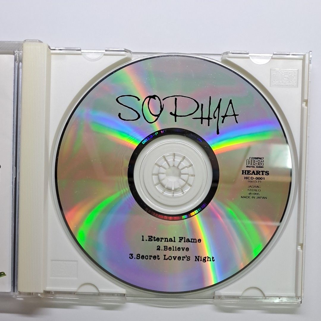 SOPHIA 「SOPHIA」インディーズ 2ndプレス プラケース仕様 SOPHIA 「SOPHIA」インディーズ 2ndプレス プラケース仕様