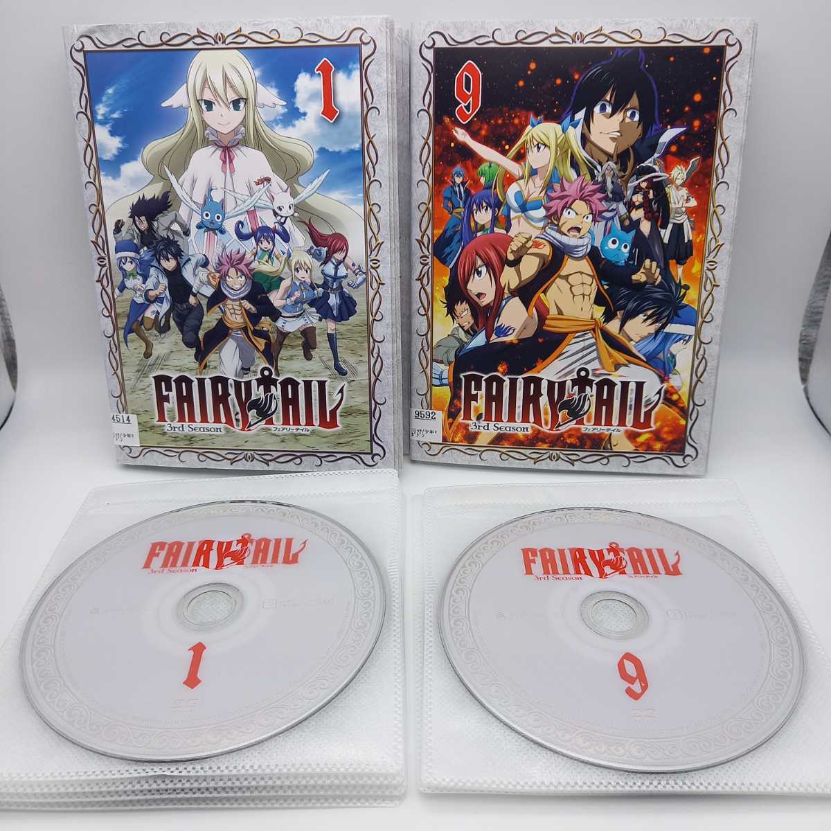 D-0144☆レンタル落ち 中古DVD ケース無し☆フェアリーテイル 3rd