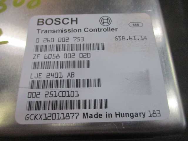 # Jaguar XJ8 3.2L X308 transmission computer used LJE2401AB 0260002753 BOSCH J13KB parts taking equipped ECU AT control unit #