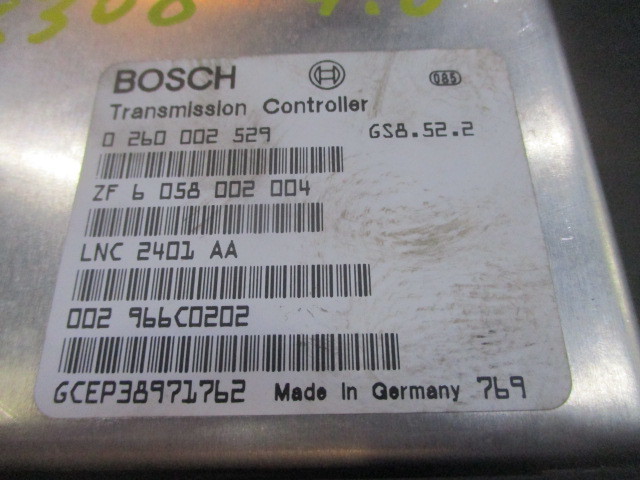 # Jaguar XJ8 4L X308 transmission computer used LNC2401AA 0260002529 BOSCH JLDC parts taking equipped ECU AT control unit #