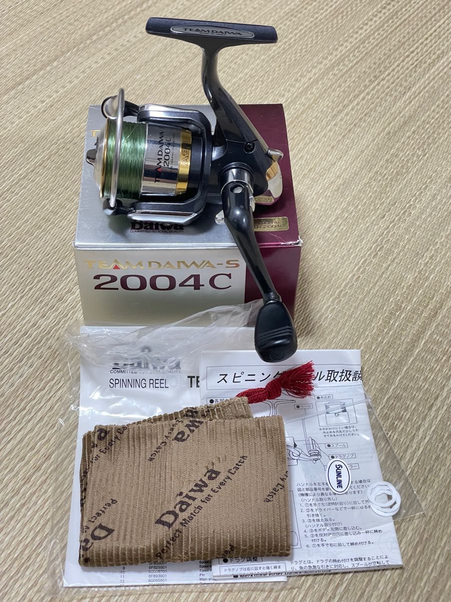 美品 ダイワ TEAM DAIWA S 2004C 日本製 釣り リール www