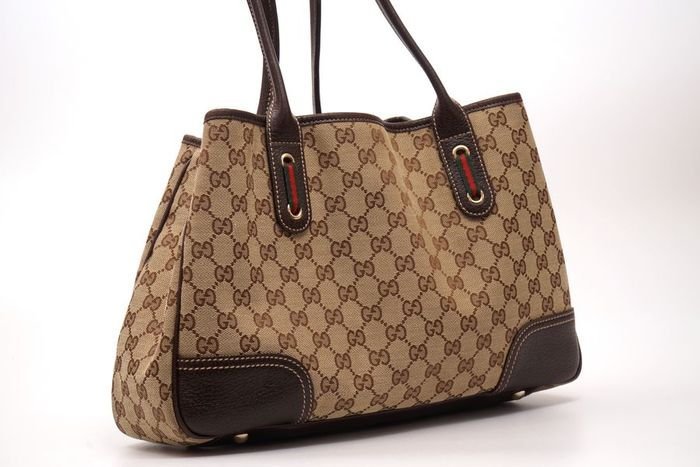 【極美品】グッチ GUCCI ハンドバッグ トートバッグ GGキャンバス レディース 鞄 かばん 5953_正規品のみを取り扱っております。