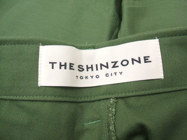 2-1215G▲ Shinzone BAKER PANTS ベイカーパンツ サイズ38 定価20900円 パンツ カーキ シンゾーン 206055_画像3