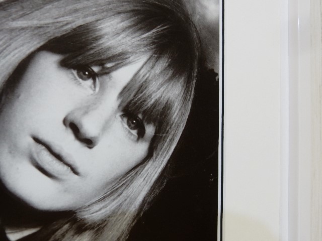 ma Lien n* face full / art Picture frame /1964/Marianne Faithfull/As Tears Go By/Born to Live/LGBTQ/ Pride /Pride/ monochrome 