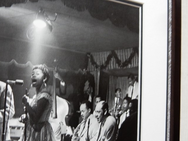  Sara *vo-n/ искусство Picture рамка /Sarah Vaughan with Count Basie orchestra/ retro Vintage / интерьер / джазовый вокал /Jazz