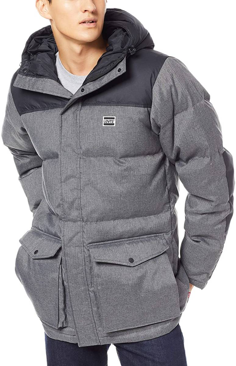 【超歓迎された】 WARM ベーシック L リーバイス ダウンジャケット LEVI'SサイズM ドライ 保温 ブラック グレー 定価27500円 Lサイズ 【超歓迎された】 WARM ベーシック L リーバイス ダウンジャケット LEVI'SサイズM ドライ 保温 ブラック グレー 定価27500円 Lサイズ