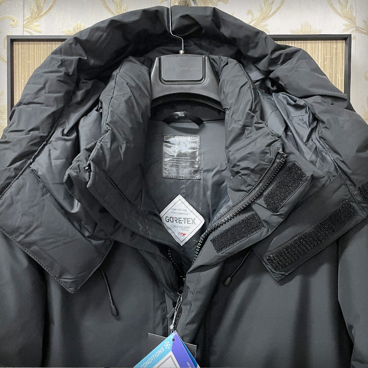 最高級ダウンジャケット＆定価9万◆DAIWA PIER39 ダイワピア39*長谷川昭雄*GORE-TEX INFINIUM EXPEDITION DOWN JACKET ゴアテックス XL_画像5