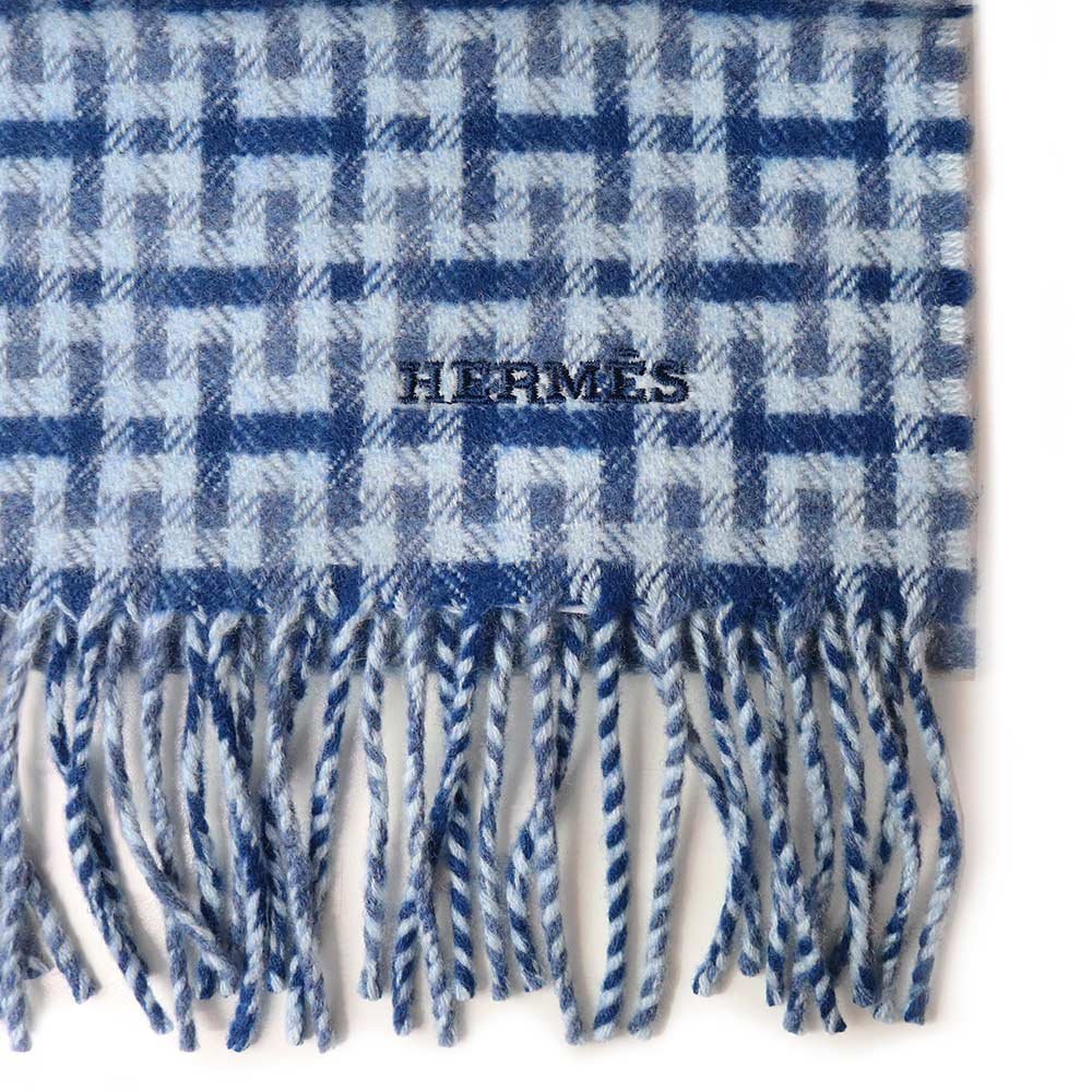 新品・未使用品)エルメス HERMES Hエコセ H柄 タータンチェック