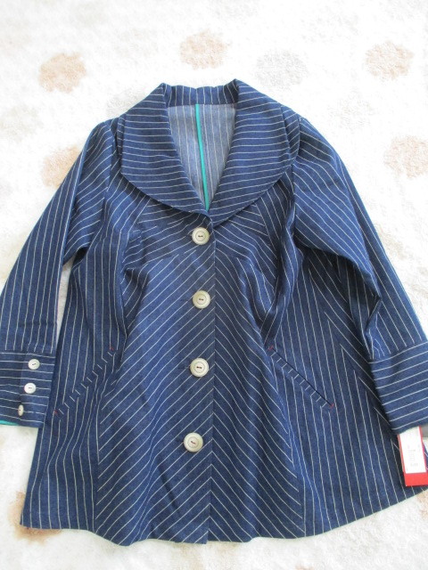 新品☆タグ付き akane アカネ あむう 手洗いOk デニムジャケット レディース M~L