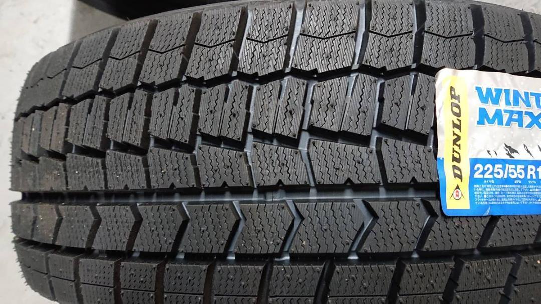 未使用2019年日本製造 ダンロップ ウインターマックスWM02　225/55R17　４本セット .　_画像10