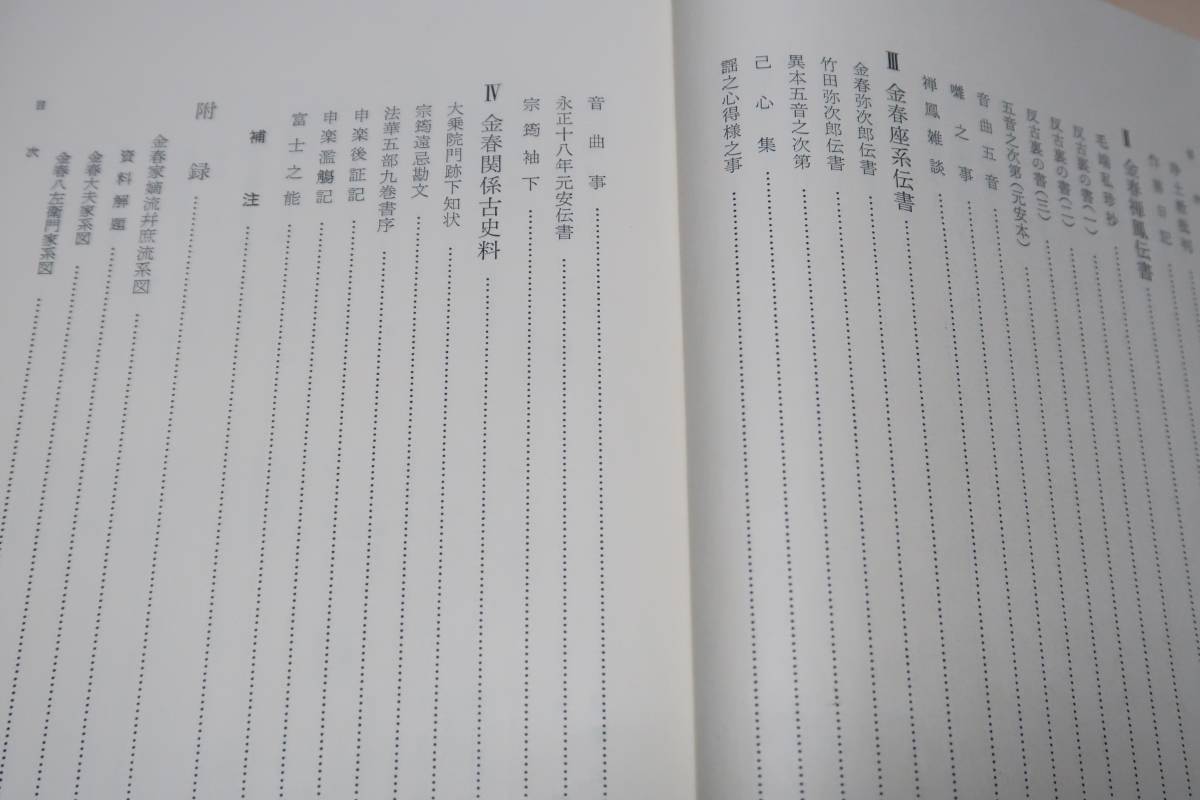 金春古伝書集成/伊藤正義・表章校注/今後これ以上のものは出来ないであろうと思われる位広範囲にわたつて金春流の伝書 が収められている_画像5