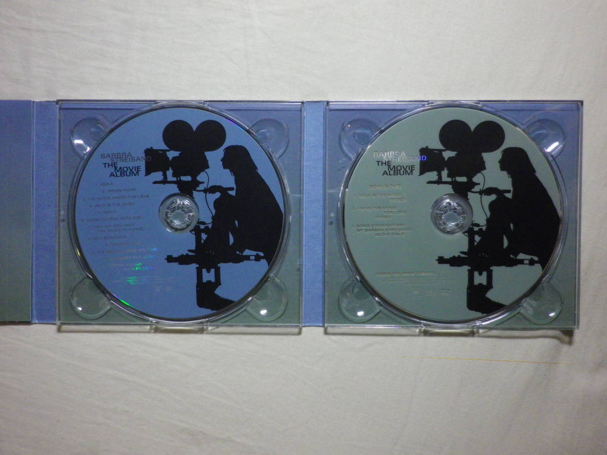 DVD付限定盤 『Barbra Streisand/The Movie Album(2003)』(COLUMBIA CK 90742,輸入盤,歌詞付,Smile,Moon River,Calling You,But Beautiful)_画像5