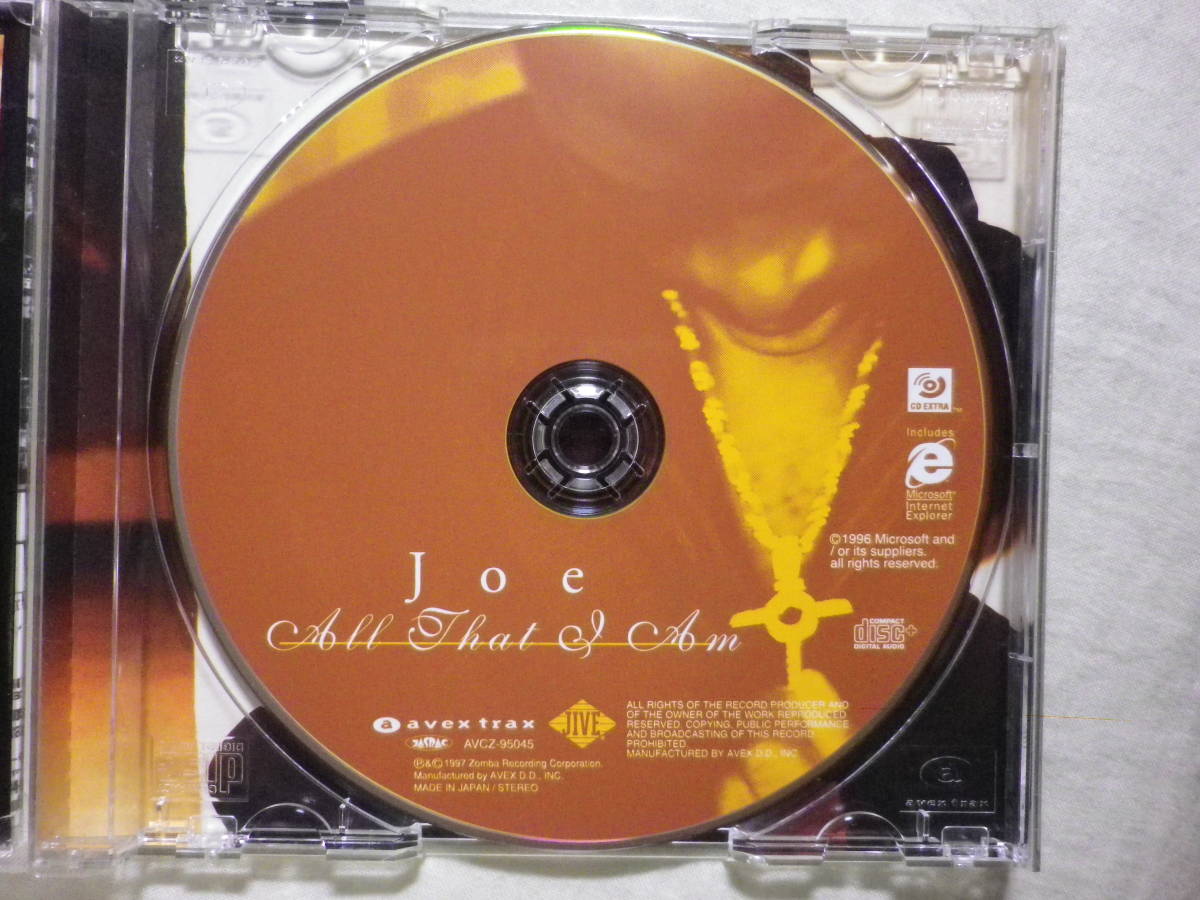 『Joe/All That I Am+2(1997)』(1997年発売,AVCZ-95045,2nd,廃盤,国内盤帯付,歌詞対訳付,Don’t Wanna Be A Player,R&B,Soul)_画像3