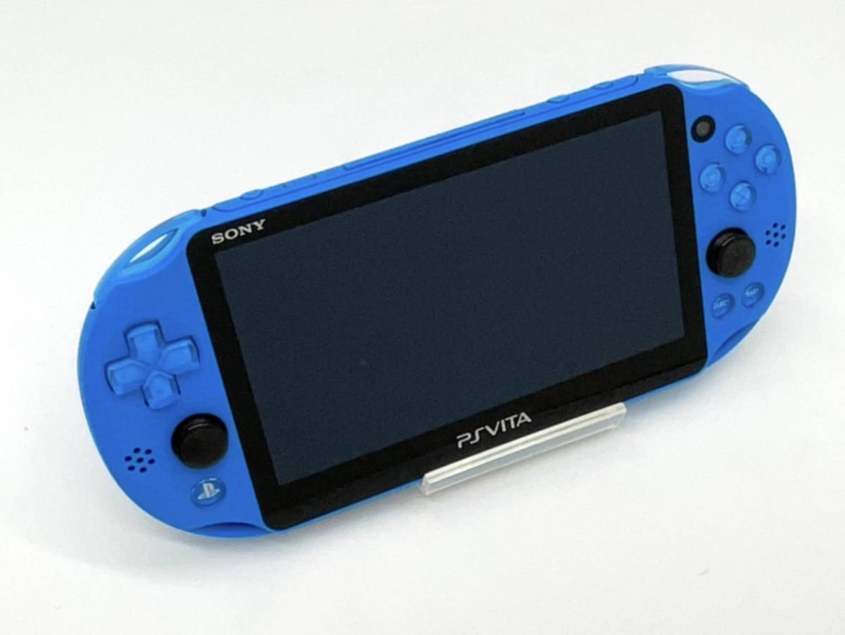 PlayStation Vita Wi-Fiモデル アクア・ブルー(PCH-2000ZA23)【良品】