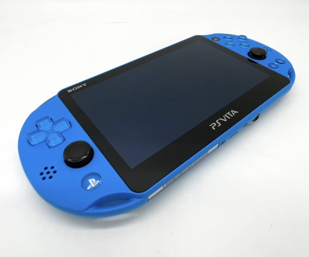 PlayStation Vita Wi-Fiモデル アクア・ブルー(PCH-2000ZA23)【良品】