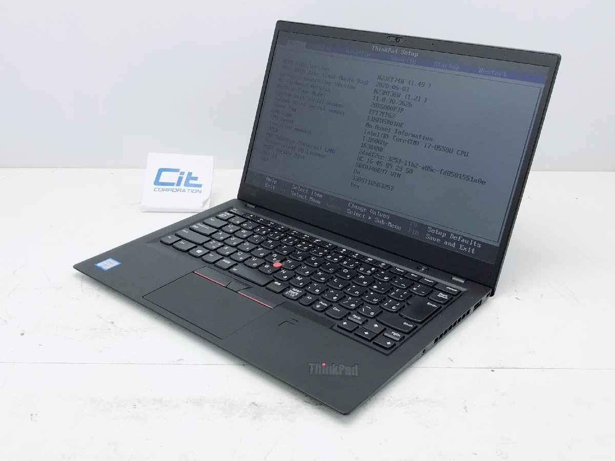 lenovo ThinkPad X1 Carbon 6th Core i7 8550U 1.8GHz 16GB SSD512GB