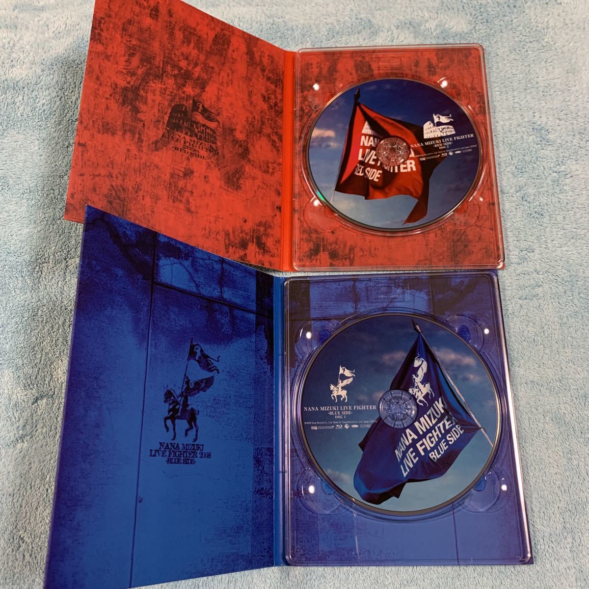 水樹奈々 NANA MIZUKI LIVE FIGHTER BLUE×RED SIDE Blu-ray(中古/送料