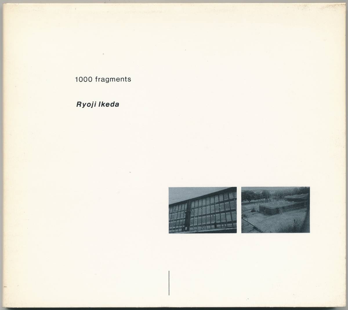 Ryoji Ikeda / 1000 Fragments / CD / CCI Recordings / CCD23001 ＊池田亮司 サウンド・アート エレクトロニクスの画像1