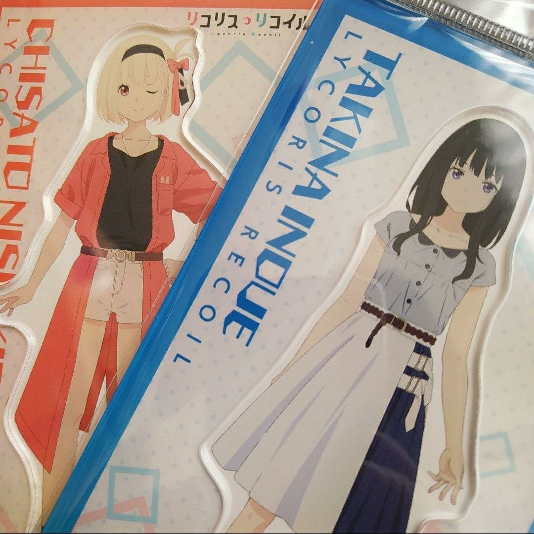 リコリス・リコイル 夏服 冬服 アクリルスタンド 錦木千束 井ノ上たきな グッズ アクリルフィギュア タペストリー リコリコ